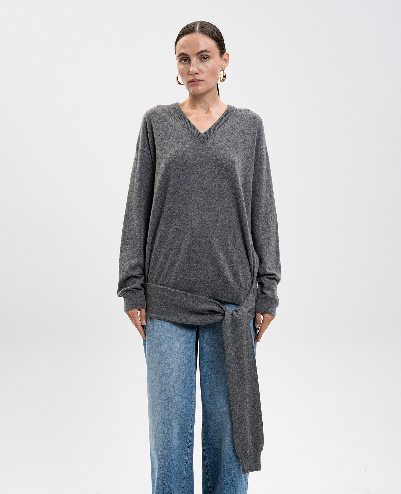 Gray cashmere pullover Dolce&Gabbana 3