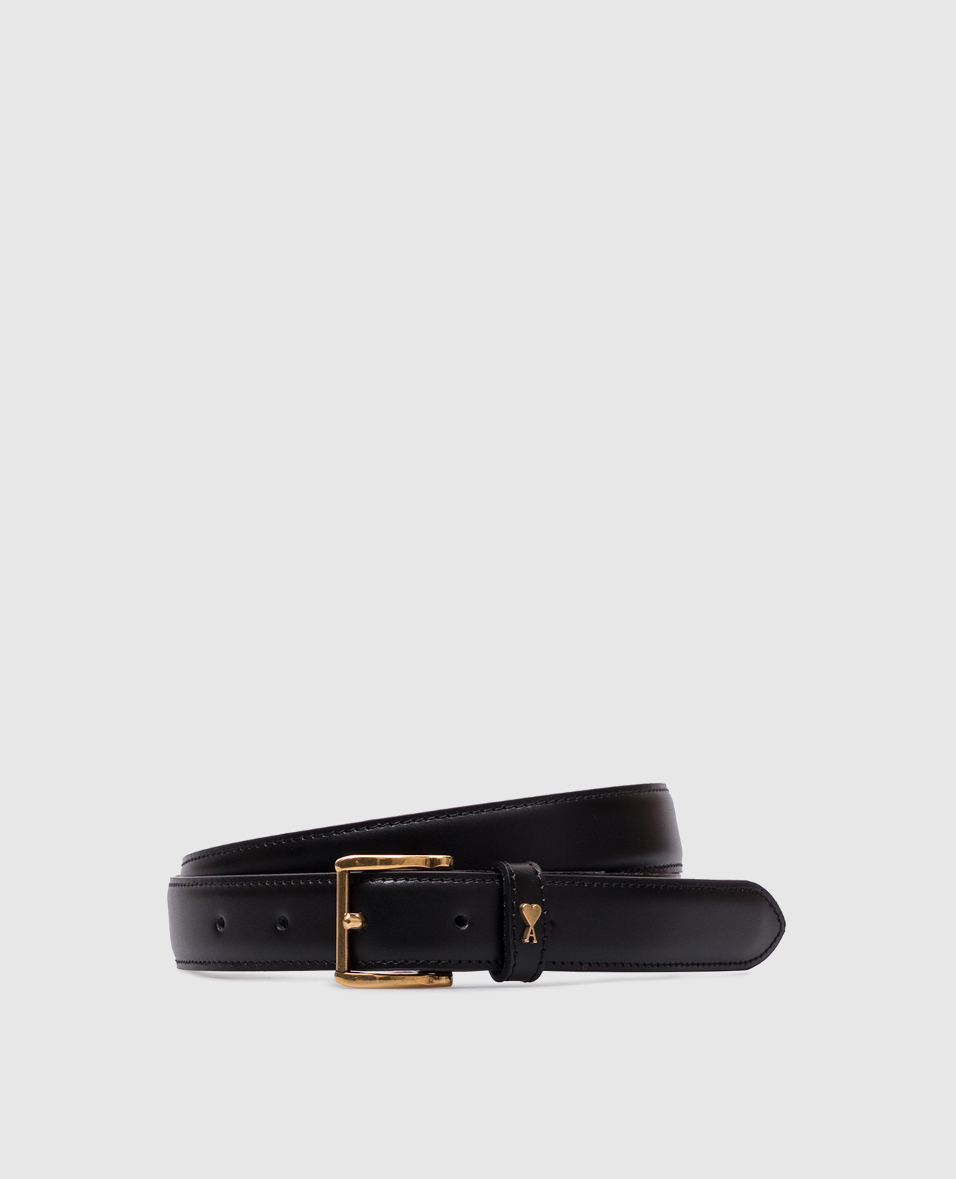 

Black leather belt Paris Paris Ami Paris