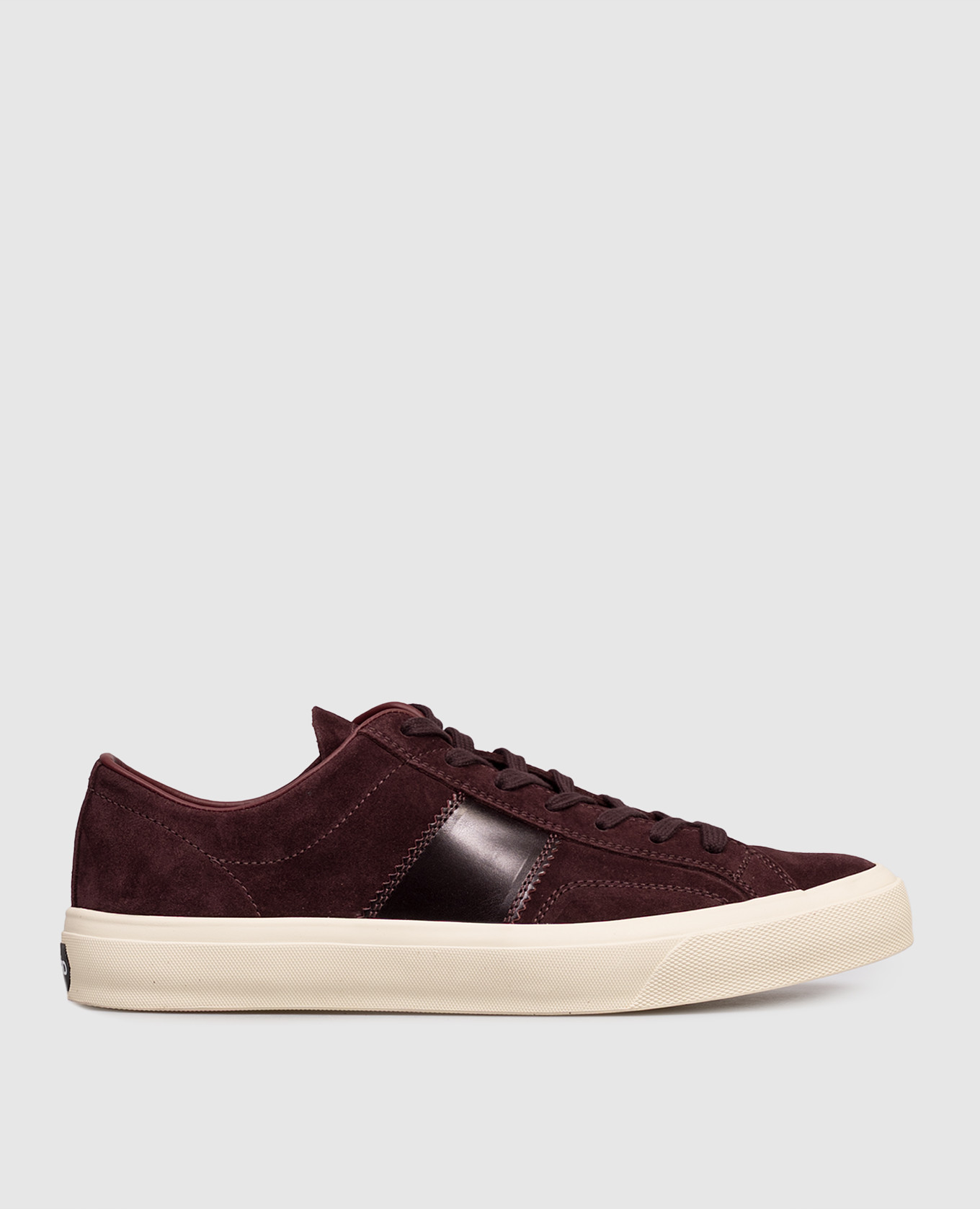 CEMBRIDGE burgundy suede sneakers Tom Ford