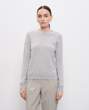 Peserico Gray wool, silk and cashmere jumper A99297F129283A