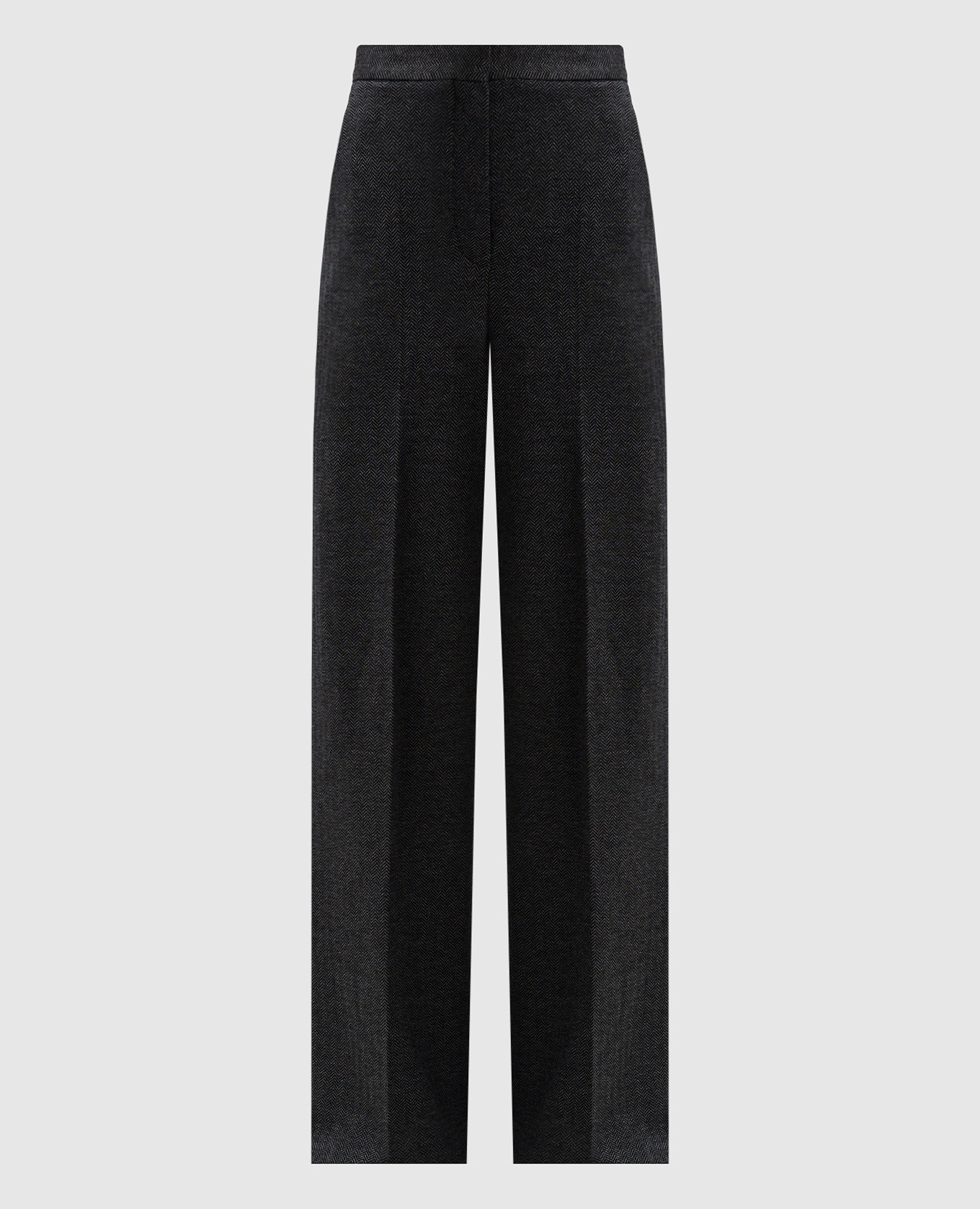 

Gray ANGORA pants with wool Max Mara, Серый