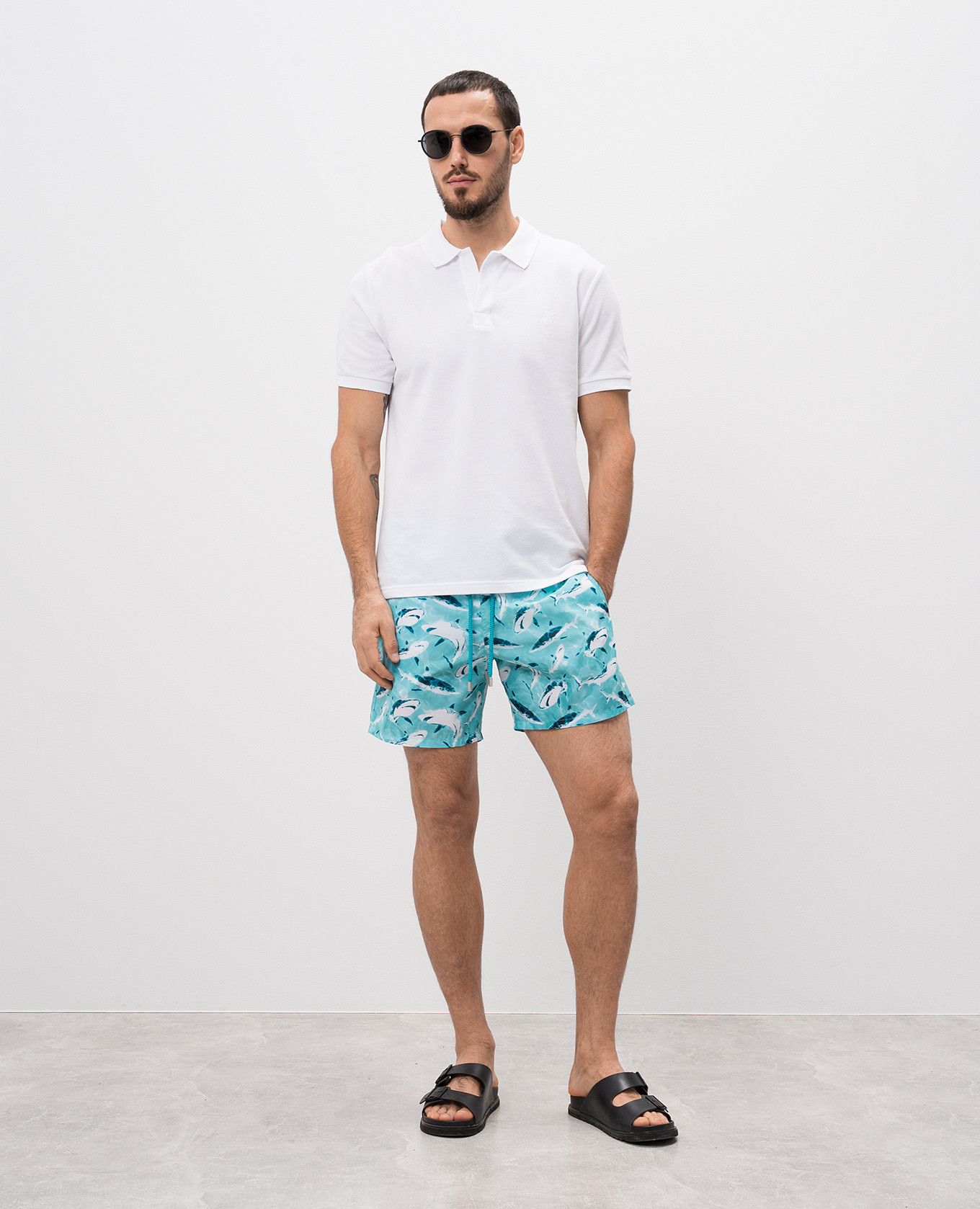 

Requins blue print swim shorts Vilebrequin, Light blue