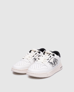 AMIRI Children's white leather sneakers with a logo AKFOSR1006
