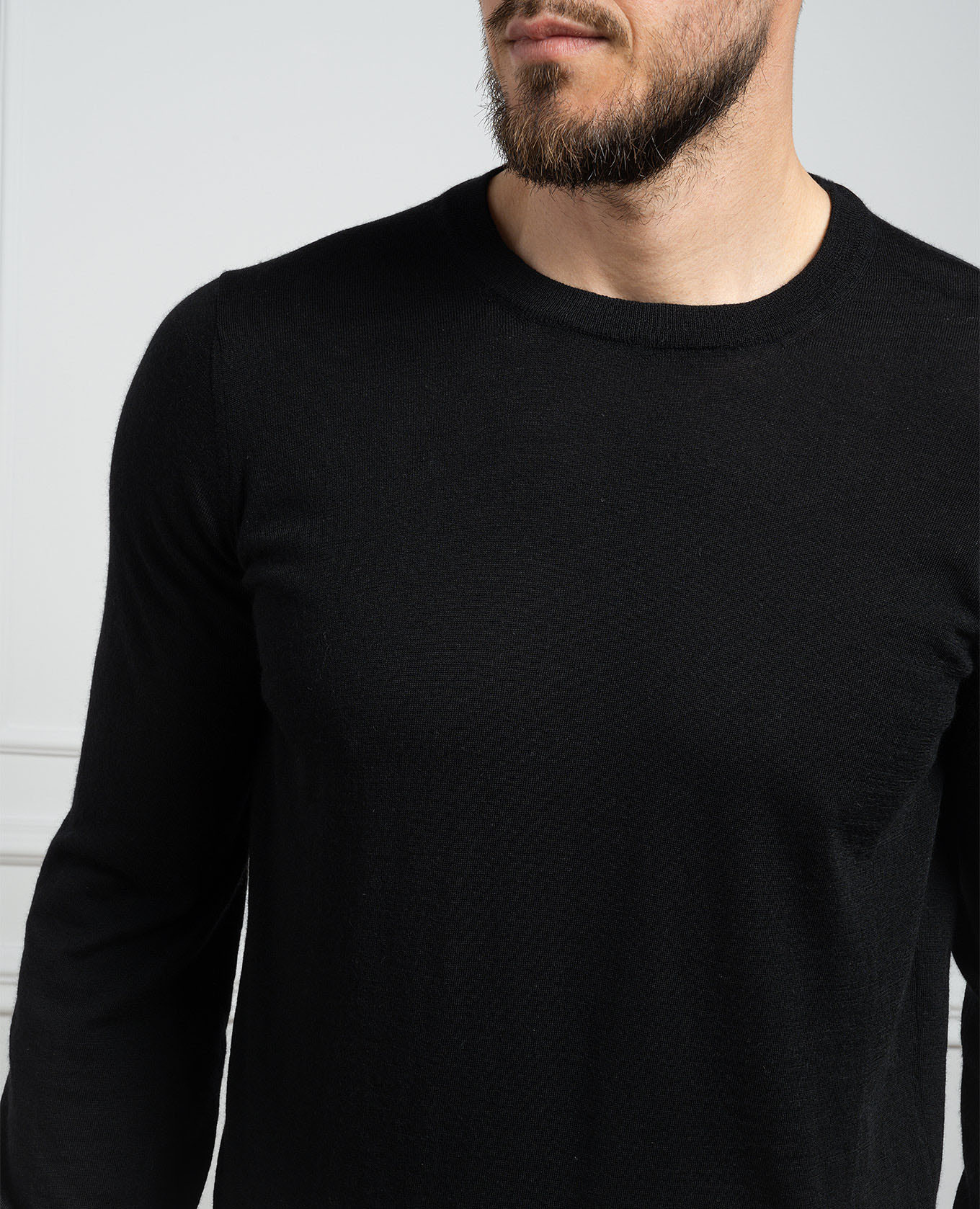 

Black wool and cashmere jumper Brunello Cucinelli