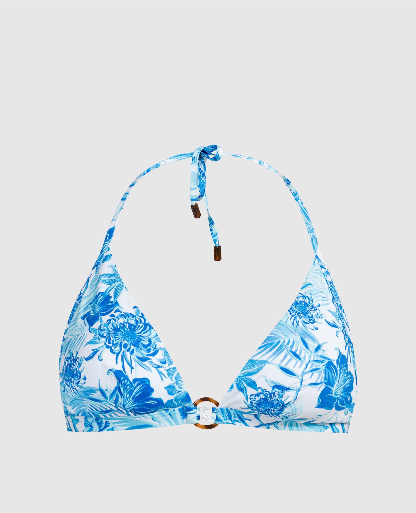White bodice from tahiti flowers swimsuit vilebrequin