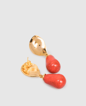 House of Fou Lake Coral Earrings LAKEDROP