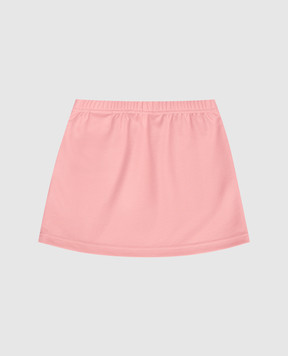 Palm Angels Children's pink skirt with logo PGCN002F25FAB00112+