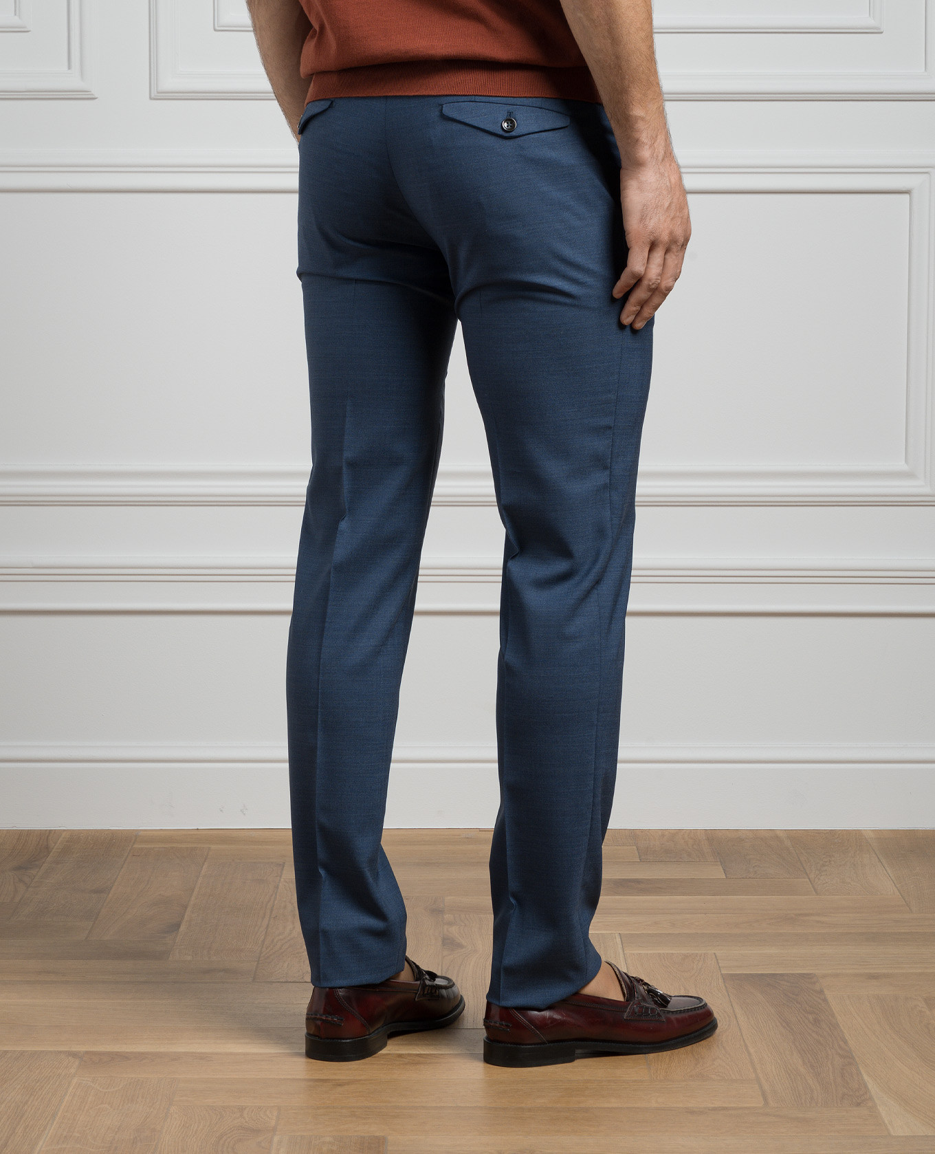

Blue pants made of wool Incotex