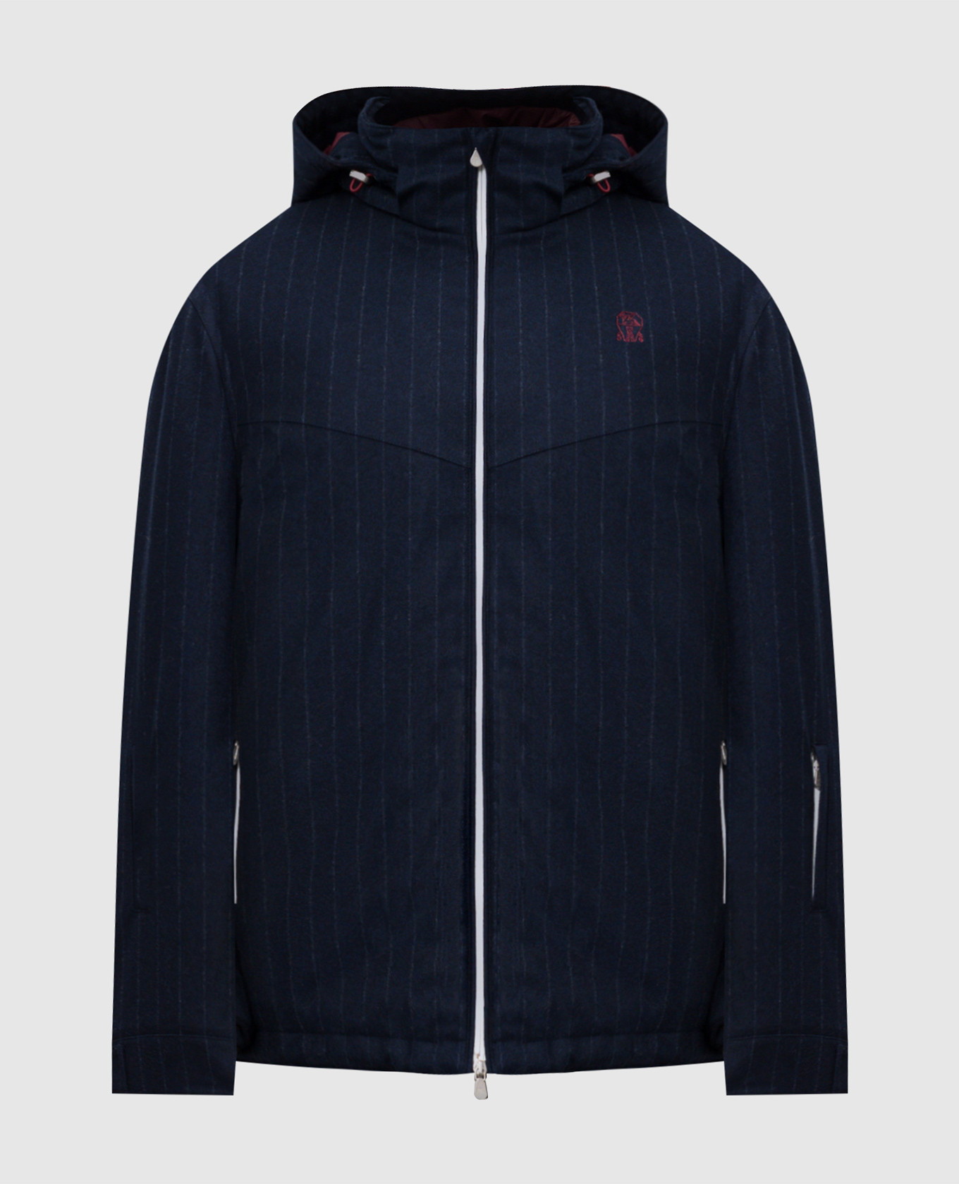 

Blue striped wool jacket Brunello Cucinelli
