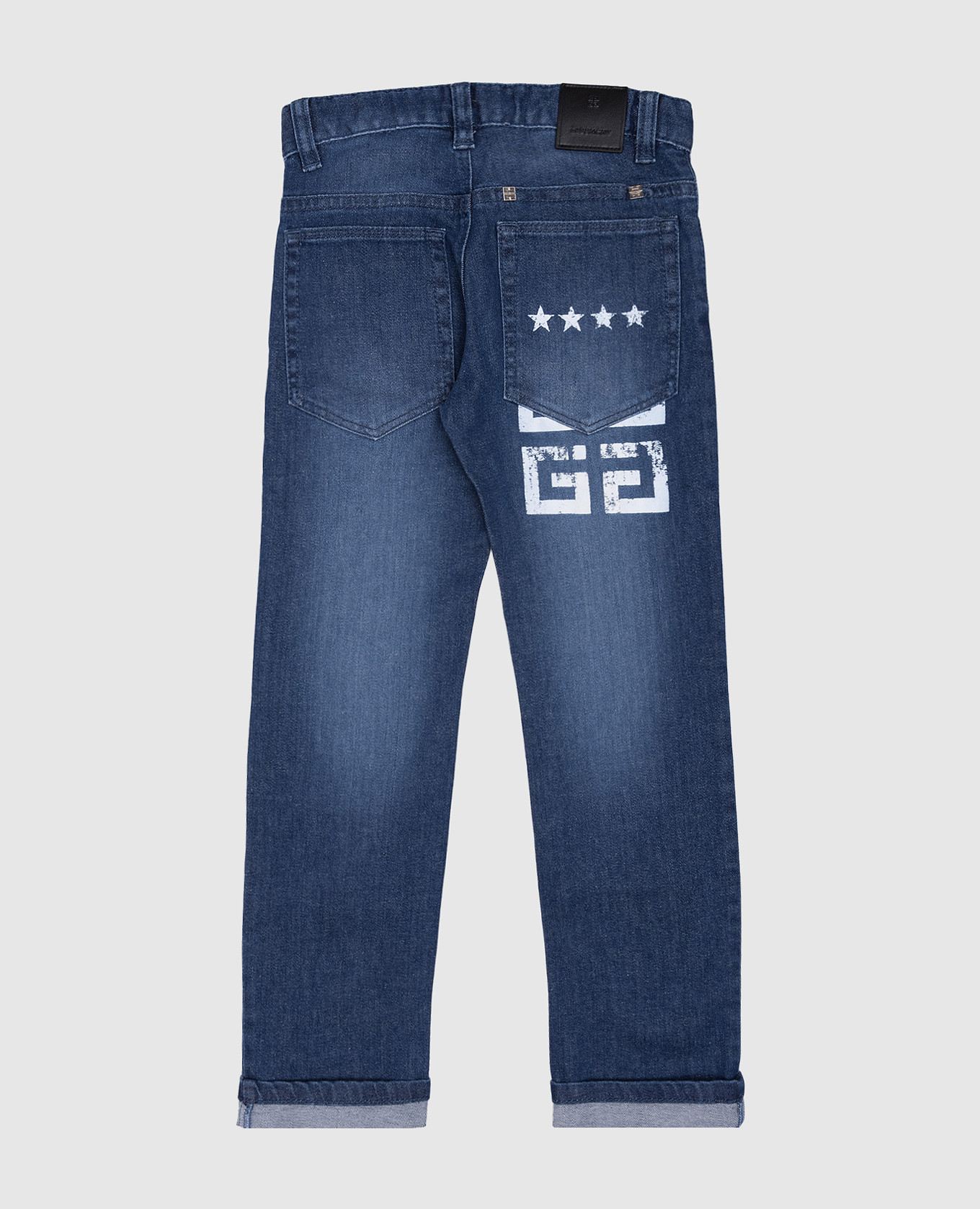 

Children's blue jeans with 4G logo print Givenchy