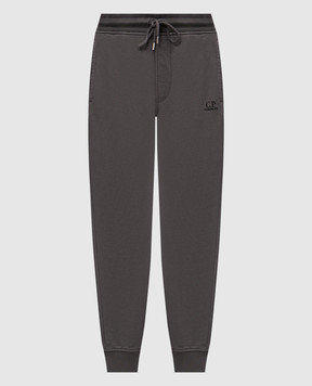 C.P. Company Grey sweatpants with logo embroidery MSP100B110044R