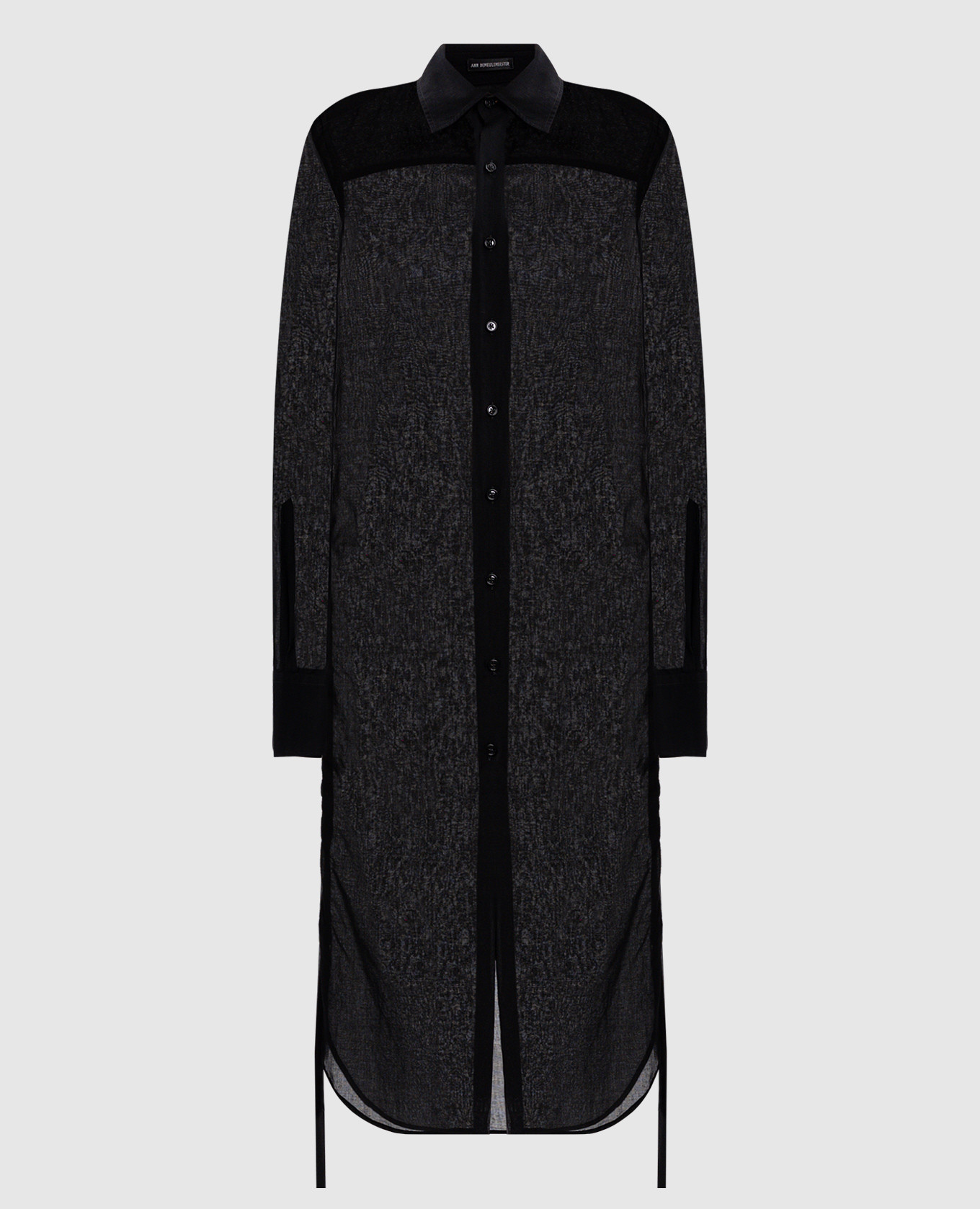 

Sandrina black elongated blouse Ann Demeulemeester