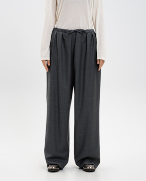 Loulou de Saison COVE grey wool trousers COVELDS