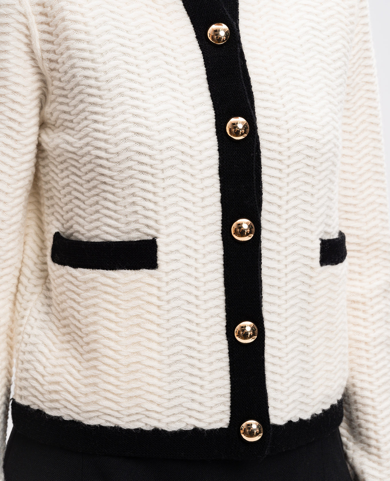 

White cardigan from Klaire wool and cashmere Simkhai