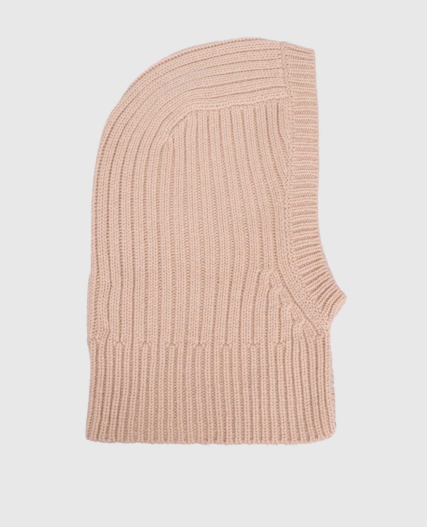 Beige cashmere hood Allude