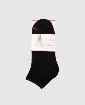 RiminiVeste Kids' set of black Jadea logo socks DCZJB786