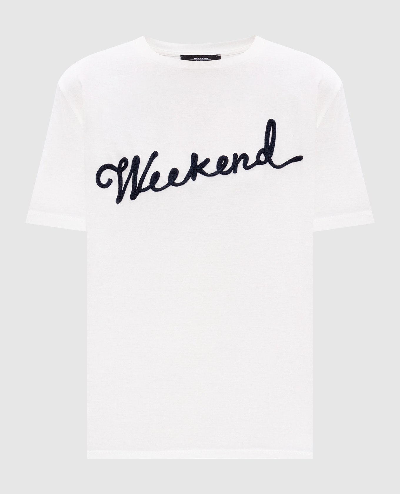 

White OLGA T-shirt with logo Max Mara Weekend