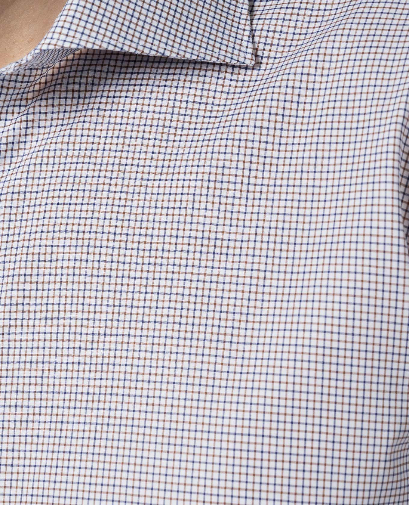 

Plaid shirt Canali, White