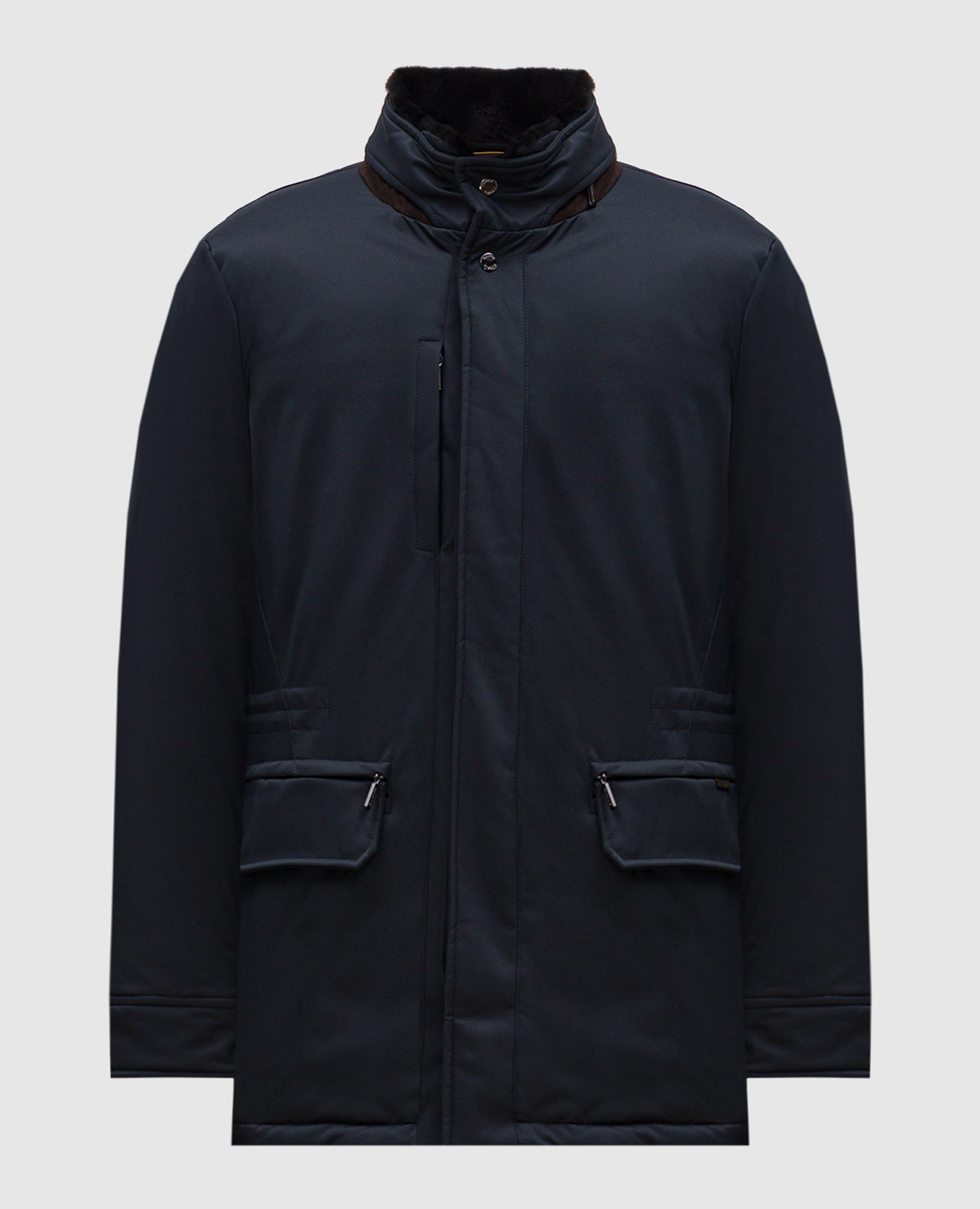 Bernier blue down jacket moorer