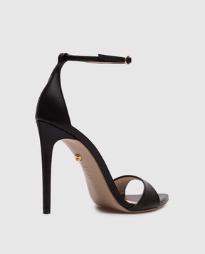 Babe Pay Pls Black leather sandals 2231021004