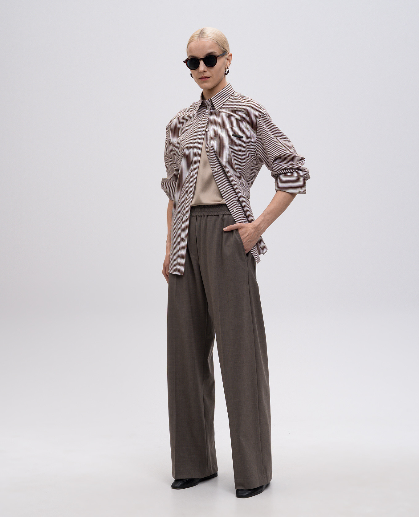 

Brown wool pants Brunello Cucinelli