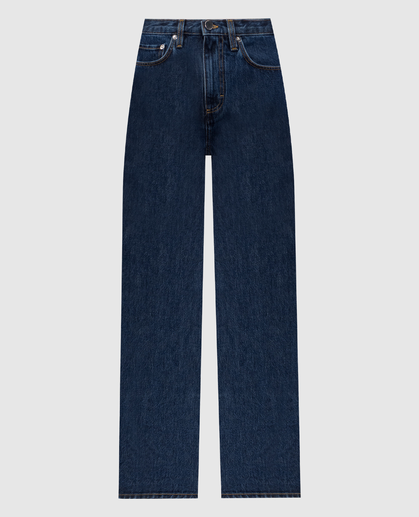 【関税込み】Loulou de Saison グレー Jude ジーンズ Loulou de Saison - JUDE gray jeans with logo patch JUDE