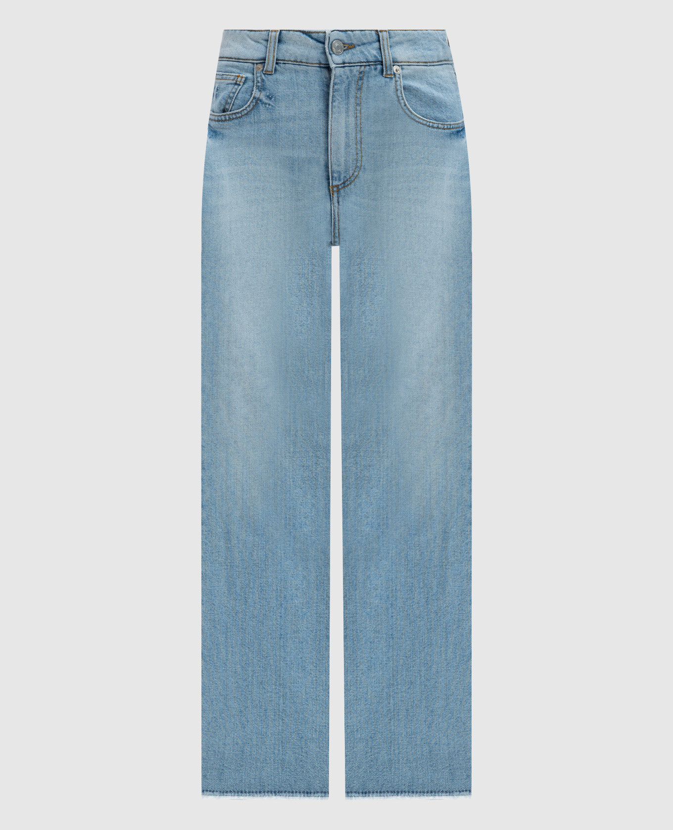 

Blue jeans with a distressed effect Twinset, Light blue