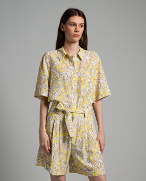Woolrich Yellow printed blouse CFWWSI0182FRUT3704