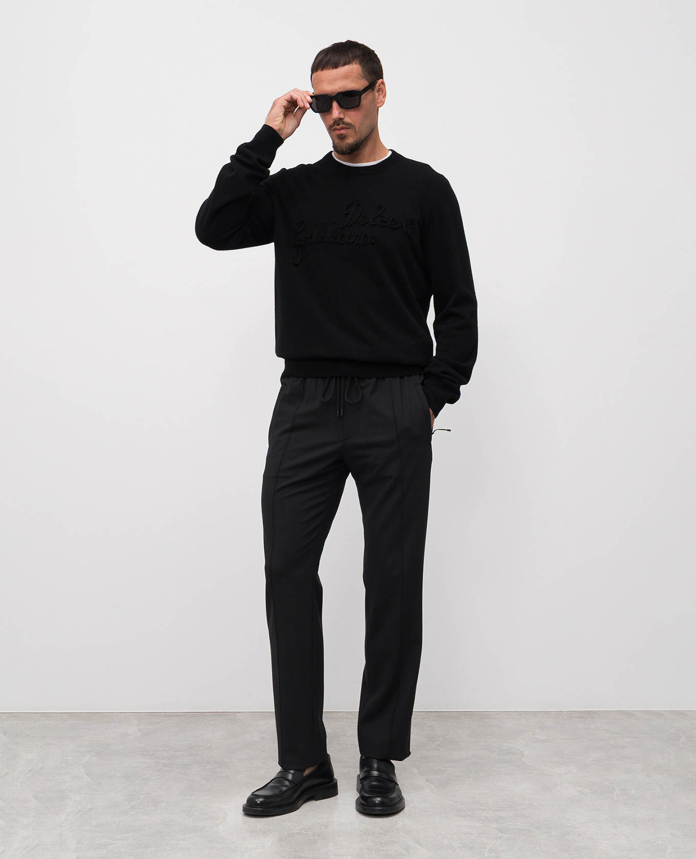 

Black pants with wool Dolce&Gabbana