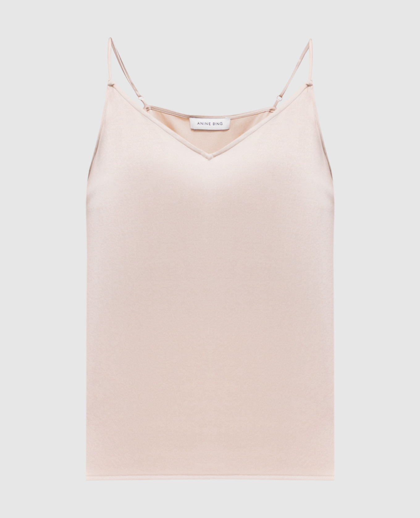 

Beige silk top Anine Bing