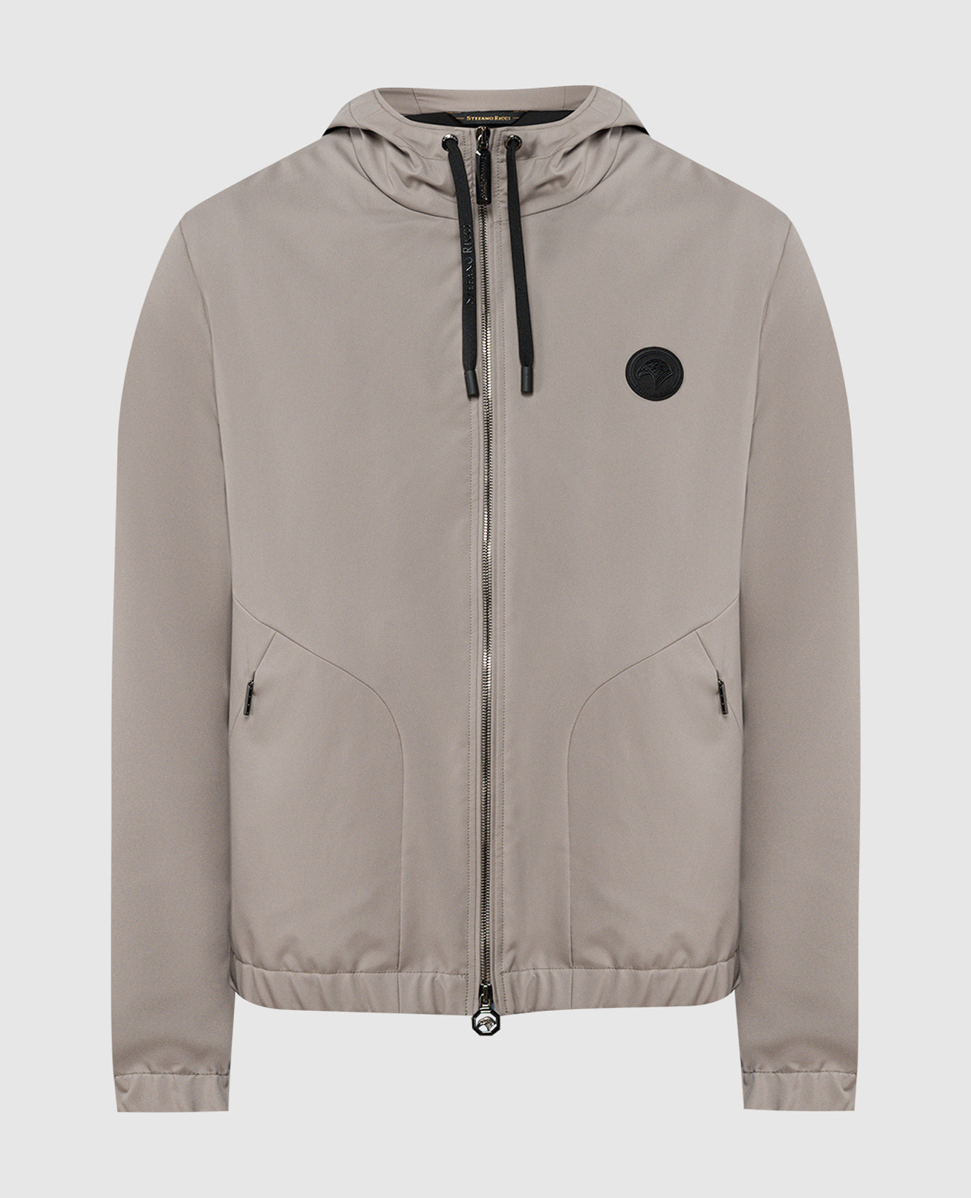 

Gray logo jacket Stefano Ricci, Серый