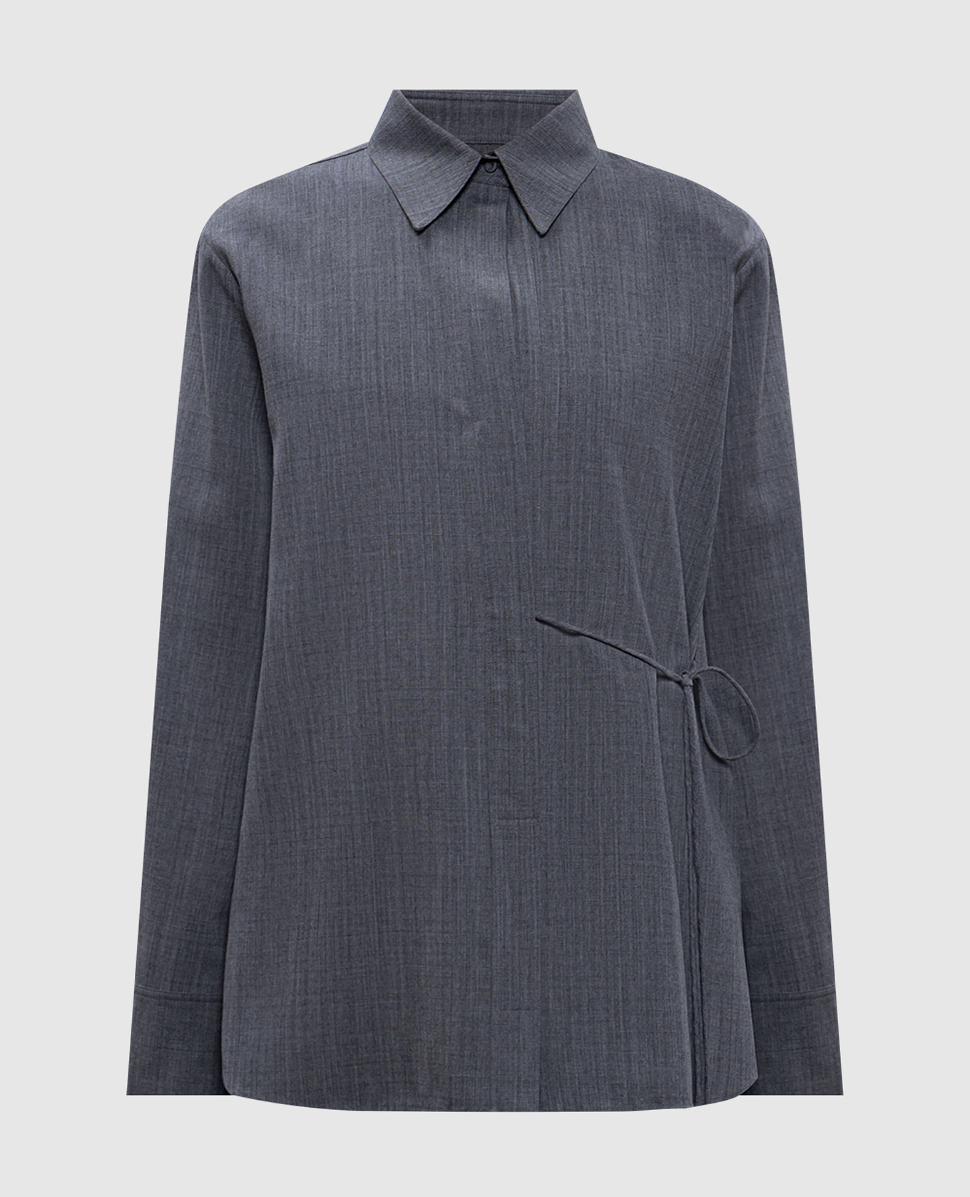 

Gray wool blouse Jil Sander, Grey