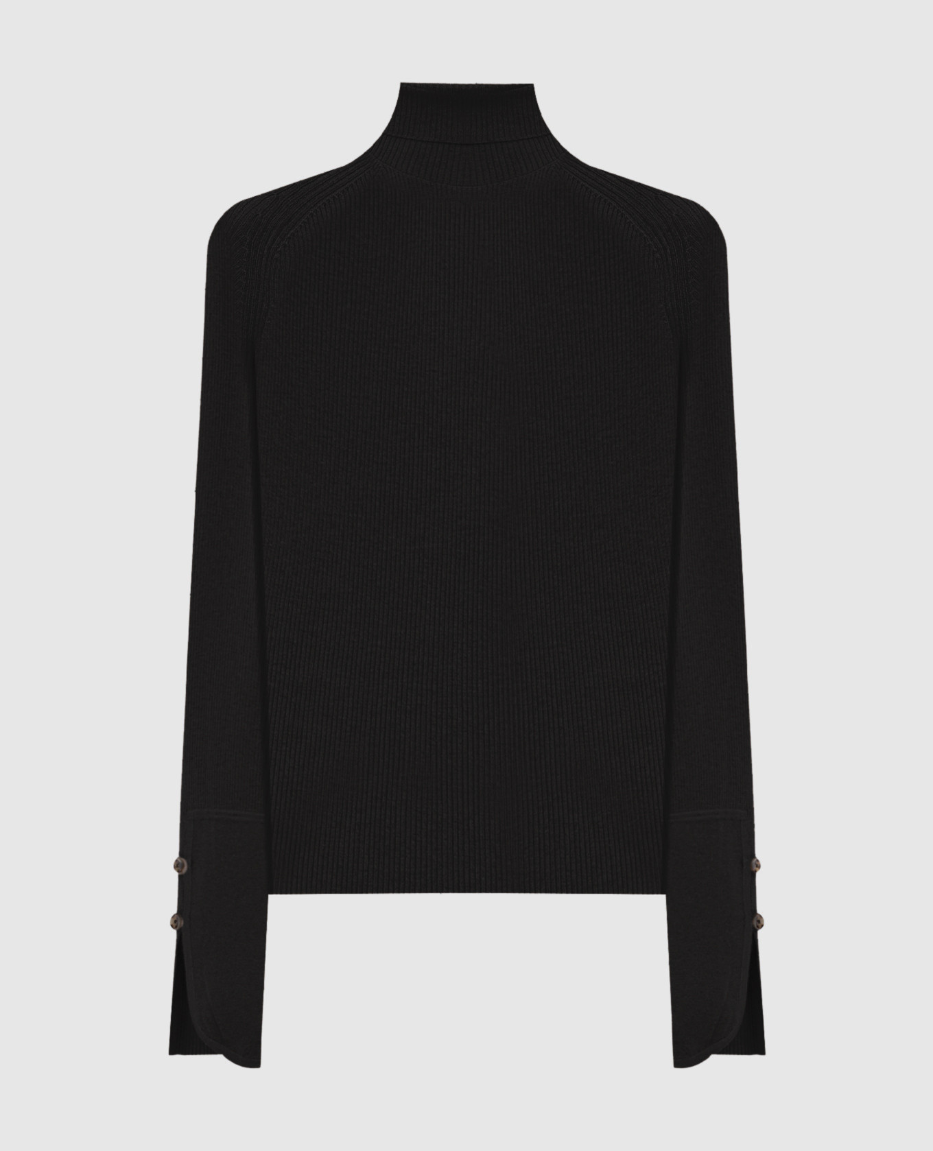 Belle black silk and cashmere turtleneck PROENZA SCHOULER