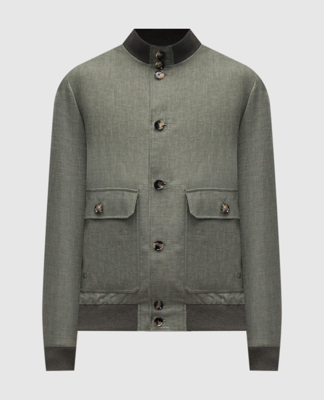 

Green jacket made of linen, wool and silk Stefano Ricci