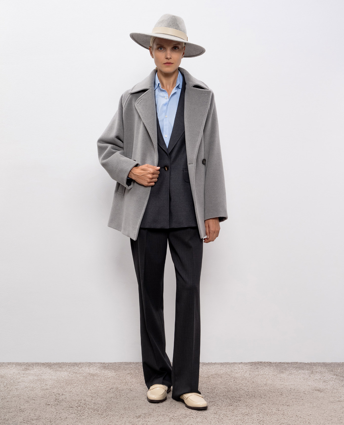 

BOLSENA gray wool jacket Max Mara, Grey