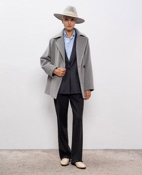 Max Mara BOLSENA gray wool jacket BOLSENA