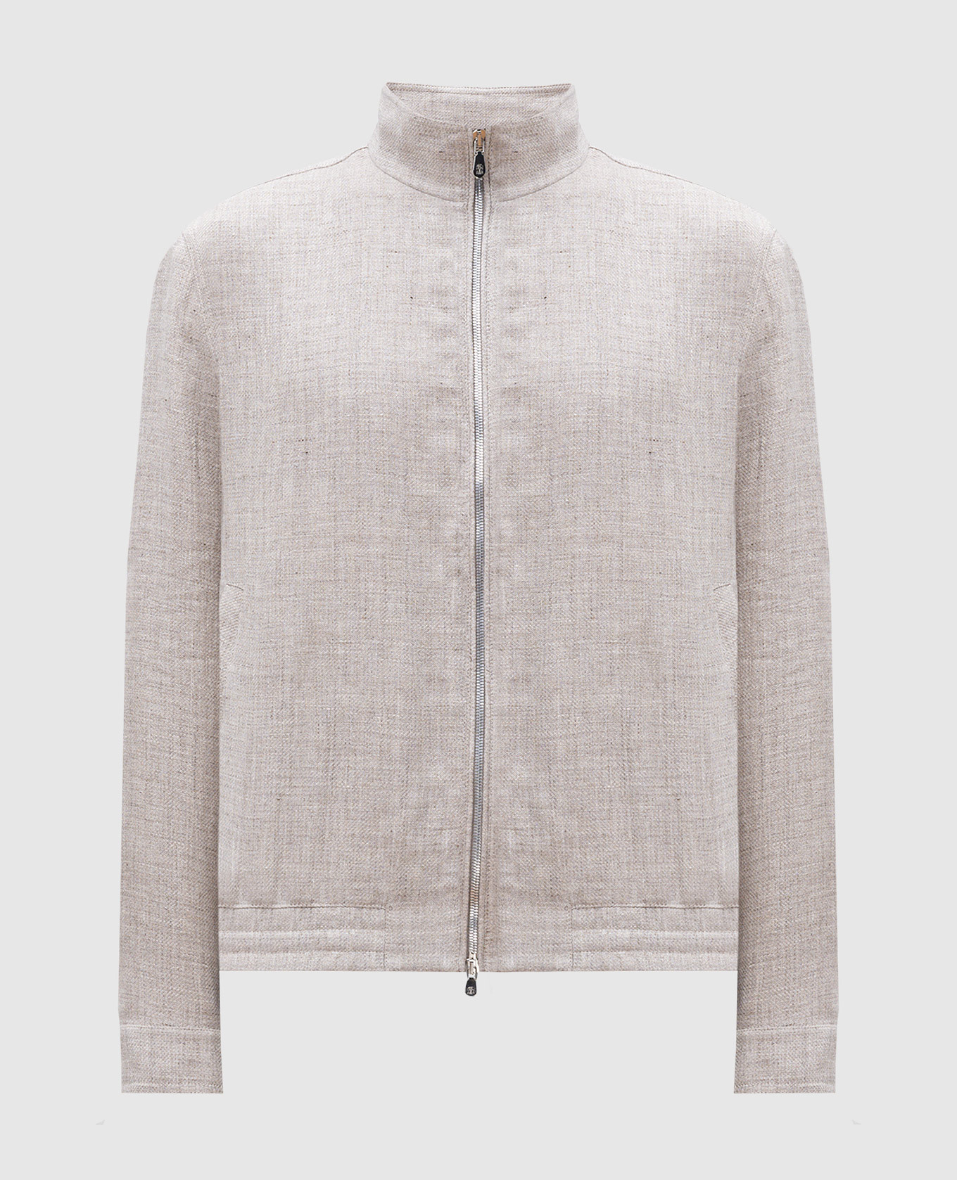 

Beige linen, wool and silk jacket Brunello Cucinelli