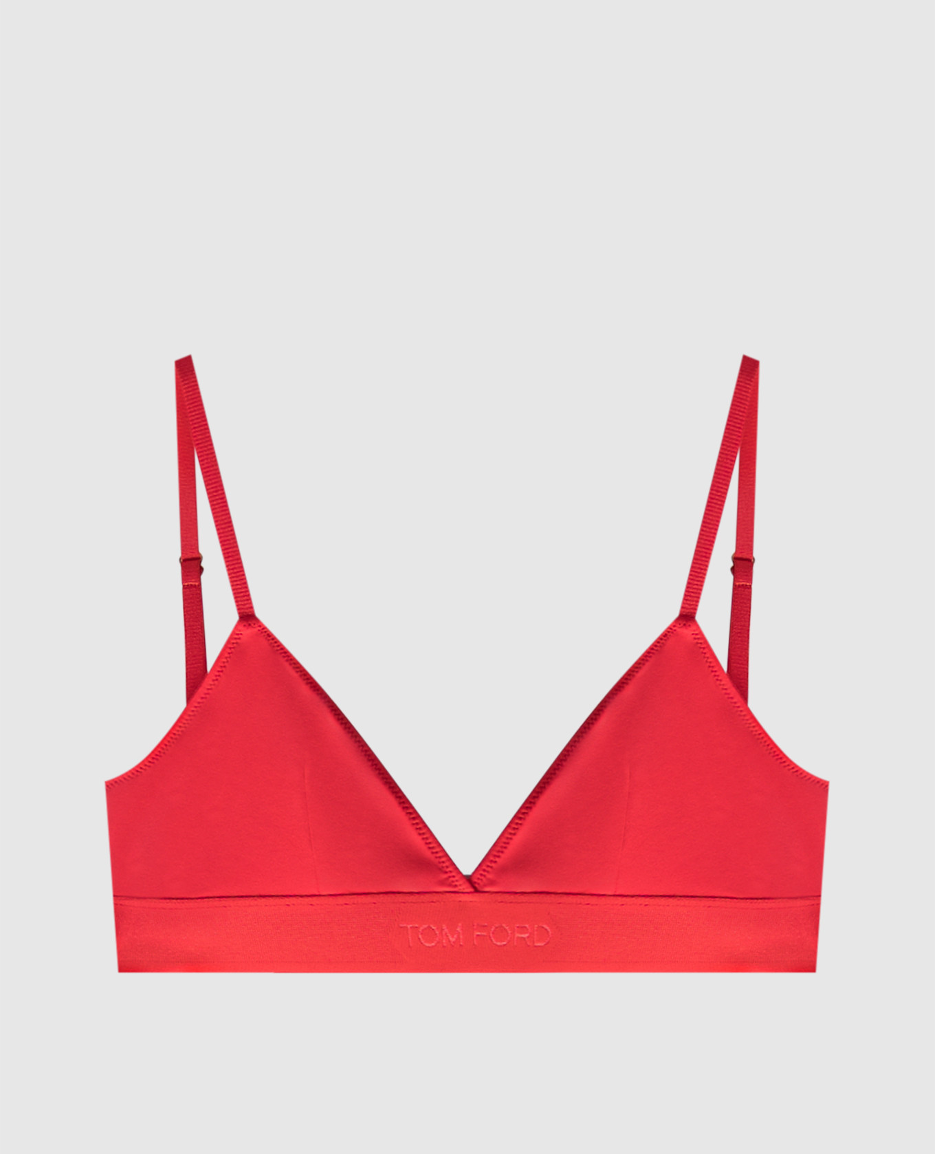 Red bodice with logo pattern Tom Ford