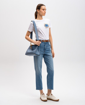 SLVRLAKE Blue LONDON CROP jeans LNDC506OLVMA