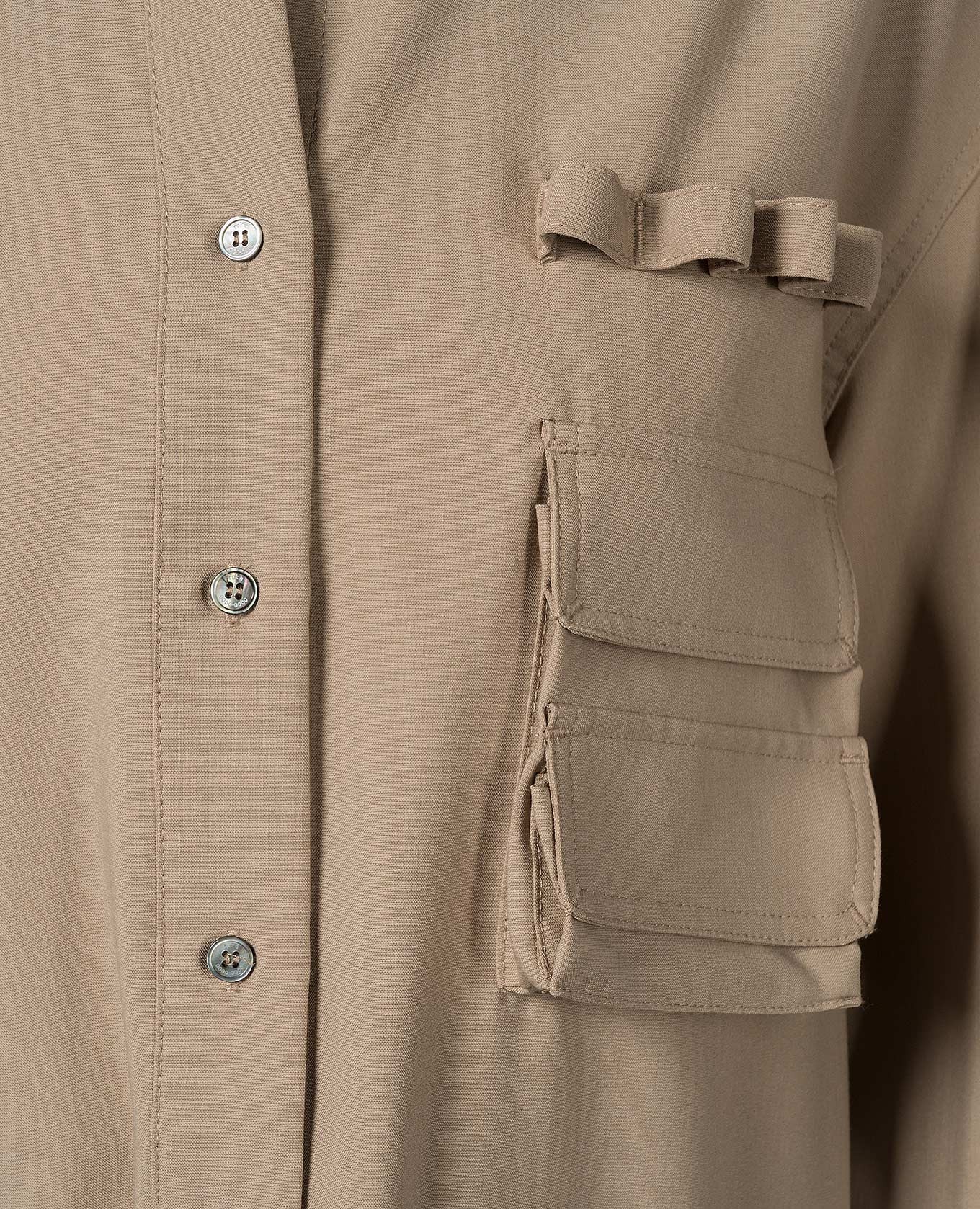 Brown blouse with pockets Rokh 5