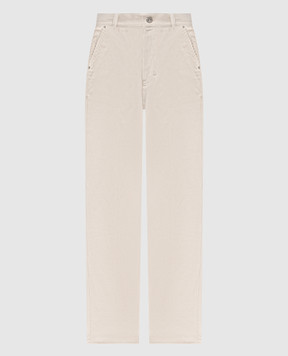 Ami Paris White corduroy pants FTR831CO0131