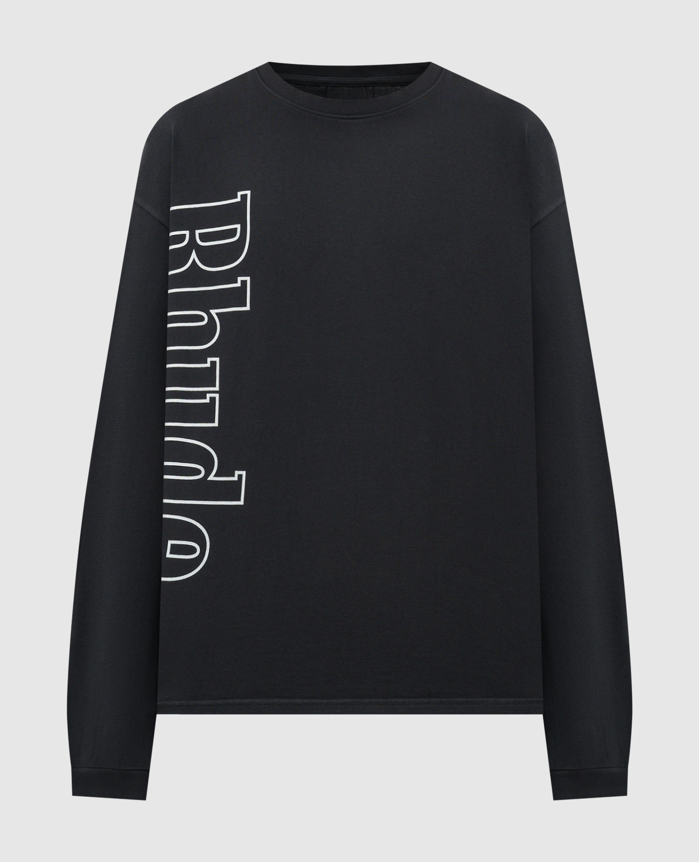 

Black longsleeve with logo print Rhude