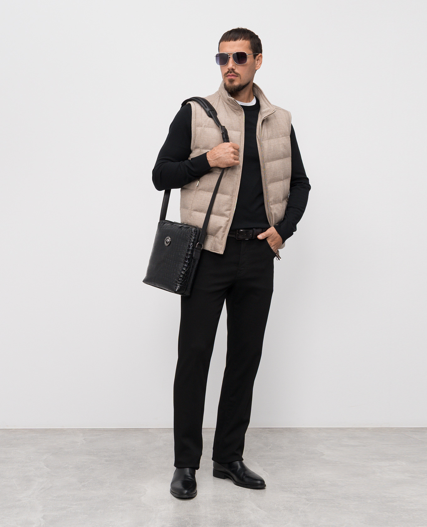 

Black wool jumper Stefano Ricci