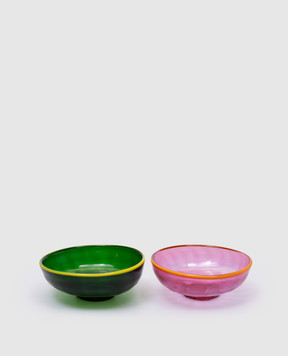 La DoubleJ A set of Murano glass nut plates BWG0003MUR001ASS03