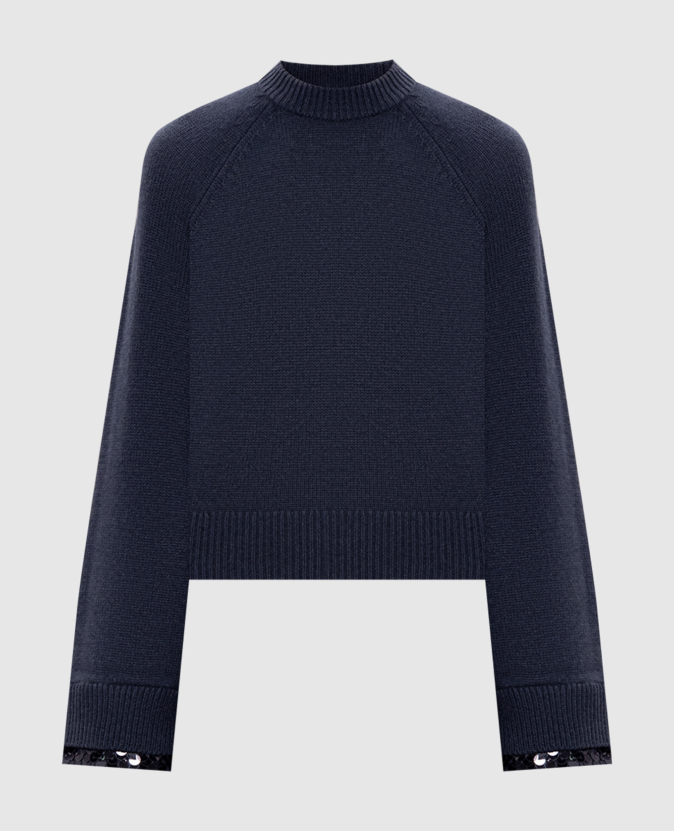 Blue wool, cashmere and silk sweater Brunello Cucinelli