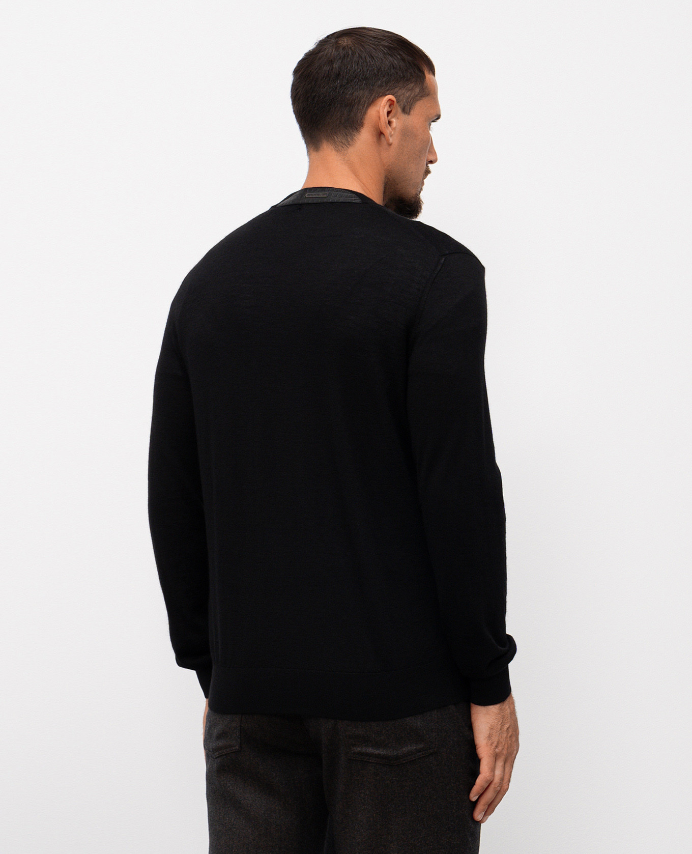 

Black cashmere and silk jumper Stefano Ricci