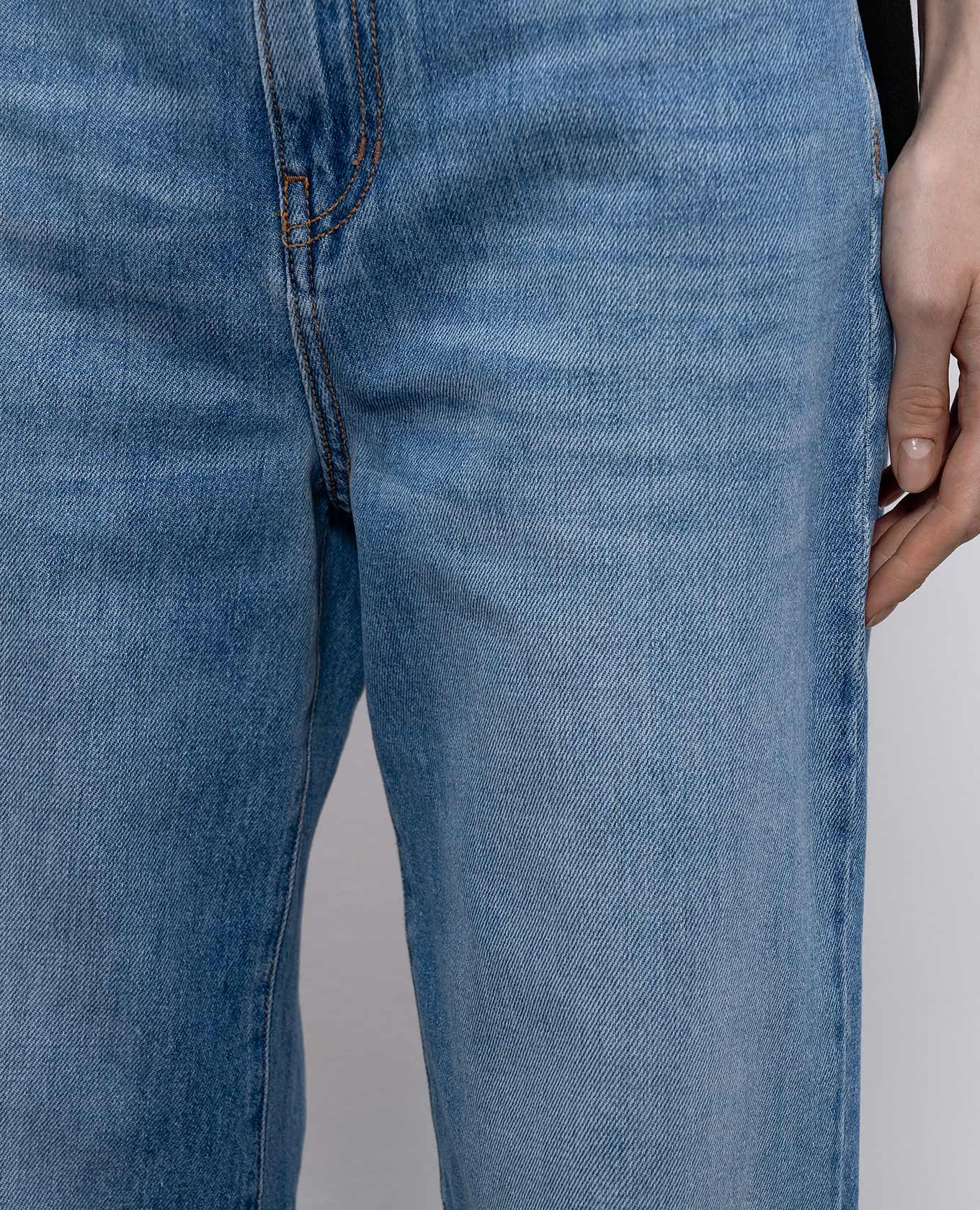 

ZAGARA blue boyfriend jeans with a worn effect Max Mara, Light blue