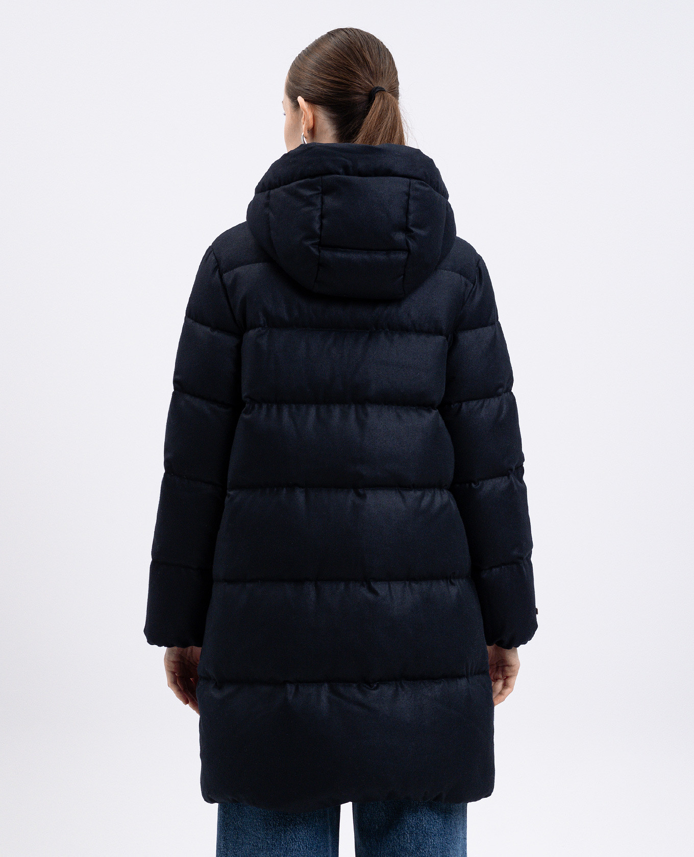 

Blue down jacket with monil chain Peserico