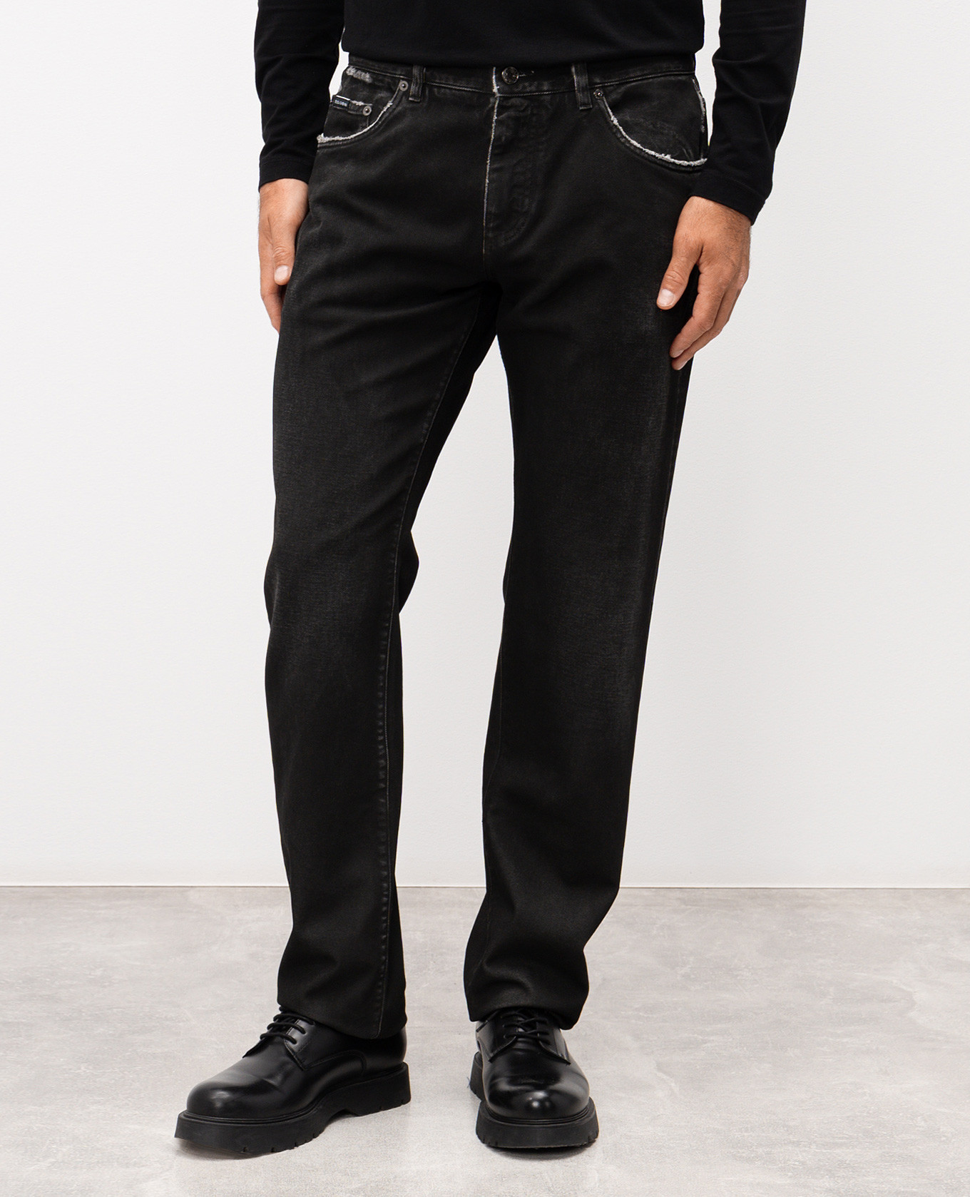 

Black jeans with logo Dolce&Gabbana