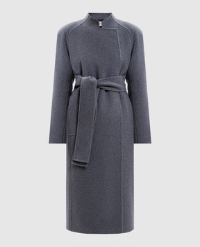 Khaite Deena grey wool coat 7142547